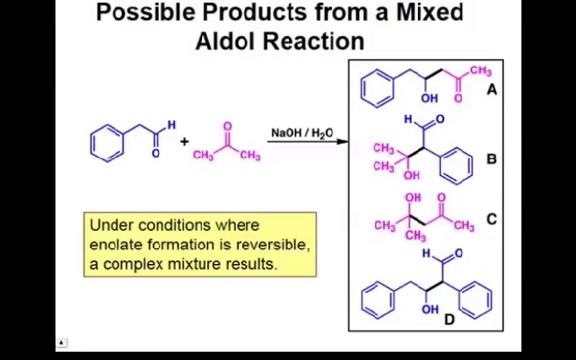 Mixed Aldol Reactions - YouTube