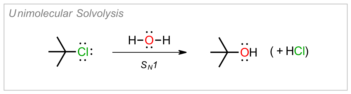SN1 Solvolysis
