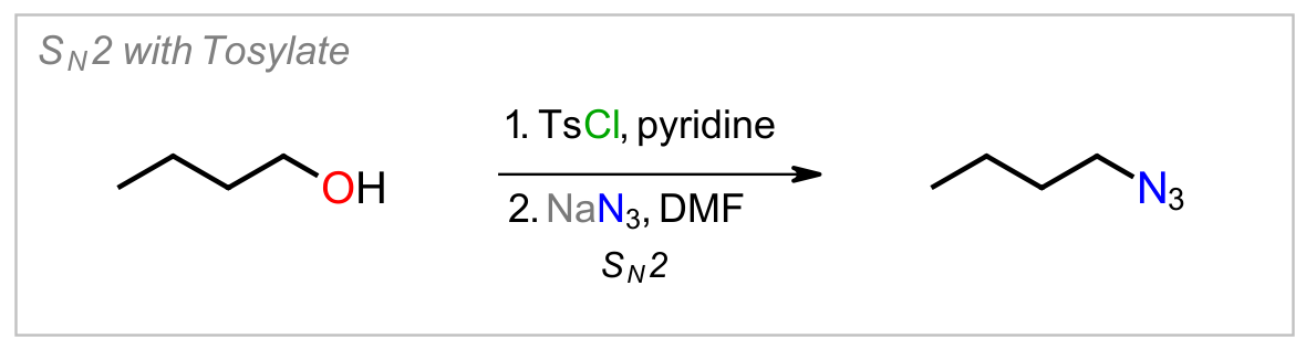 SN2 with Tosylate