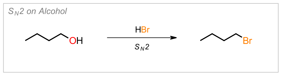 SN2 of Alcohols