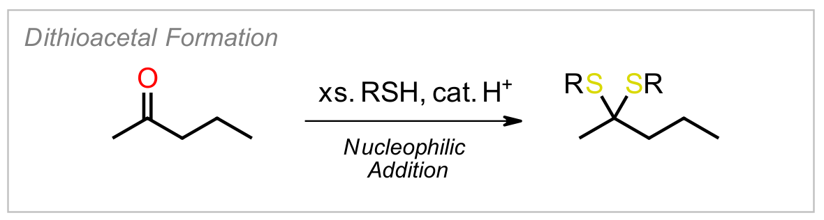 Dithioacetal Formation