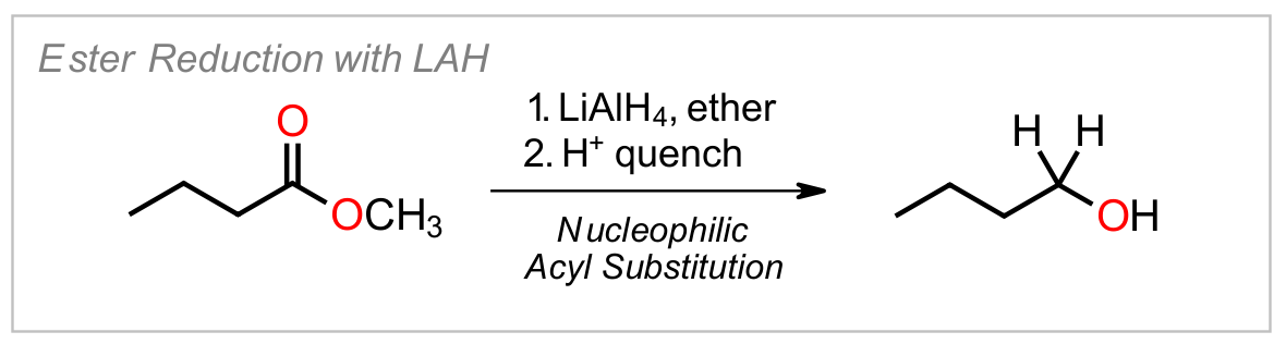 Ester Reduction (LAH)